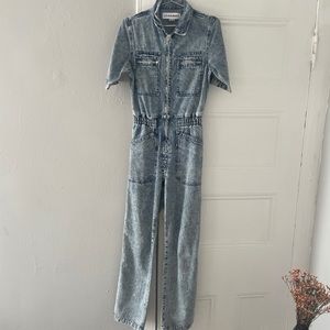 L.F Markey Danny Boilersuit - Light Blue Denim